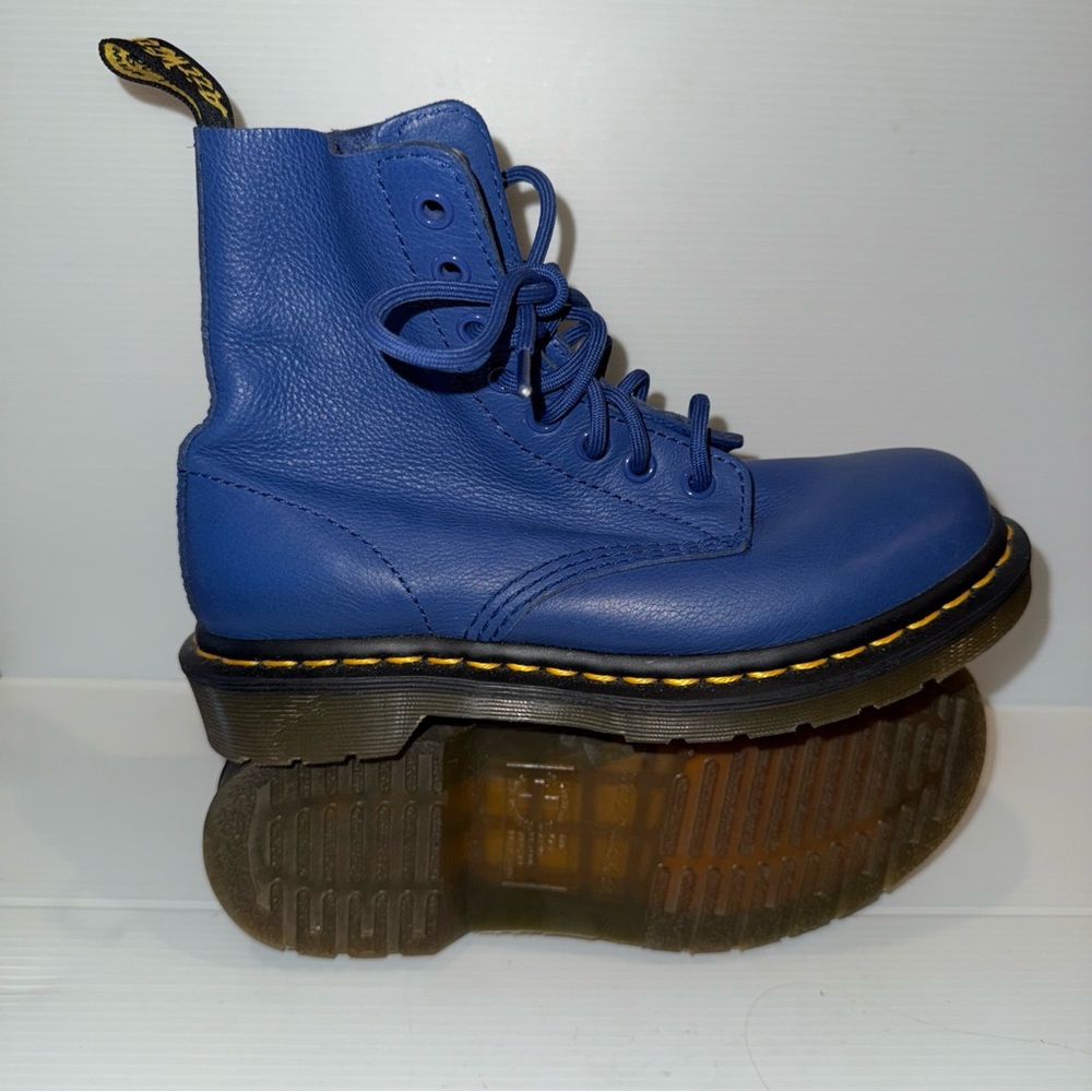 Dr. Martens Navy Combat Boots size 5 NWOT - Picture 6 of 9